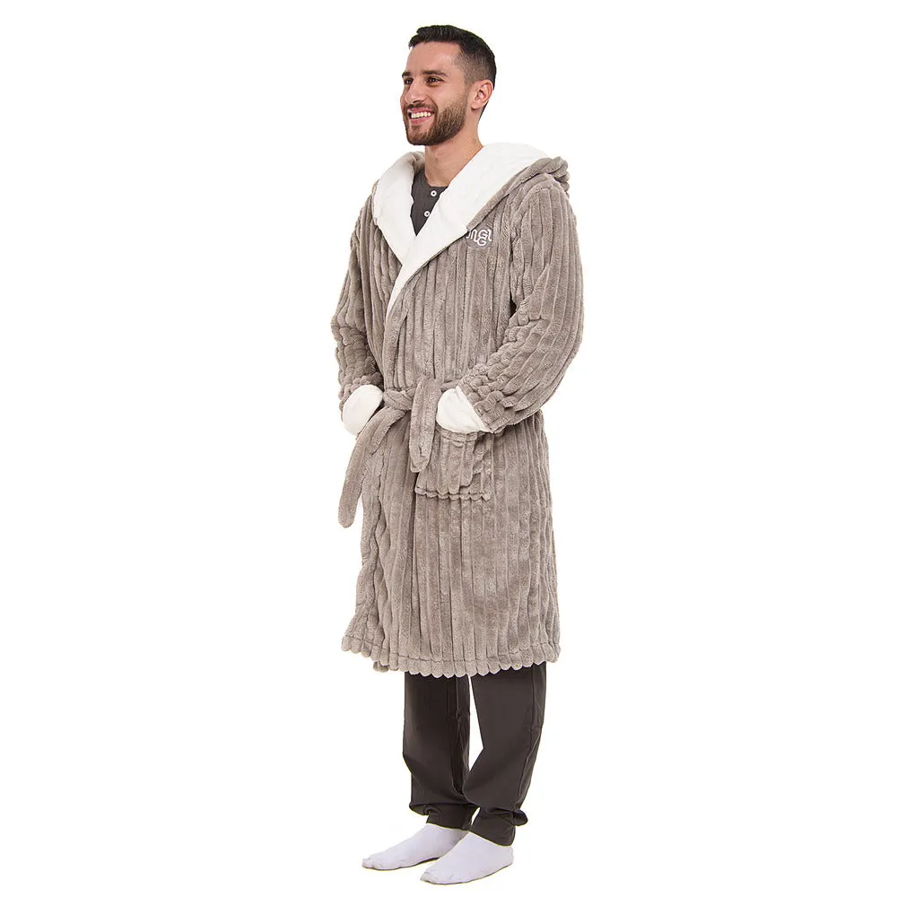 Snuggs Blanket Robe Engraved Lines Cafe