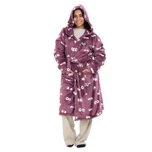 Snuggs Blanket Robe Mauve Eyes