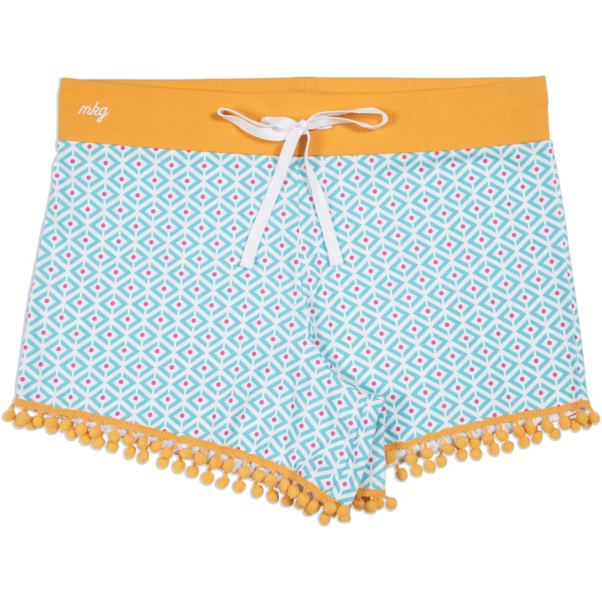 Sporty Girl Blue Ladies Lounge Shorts
