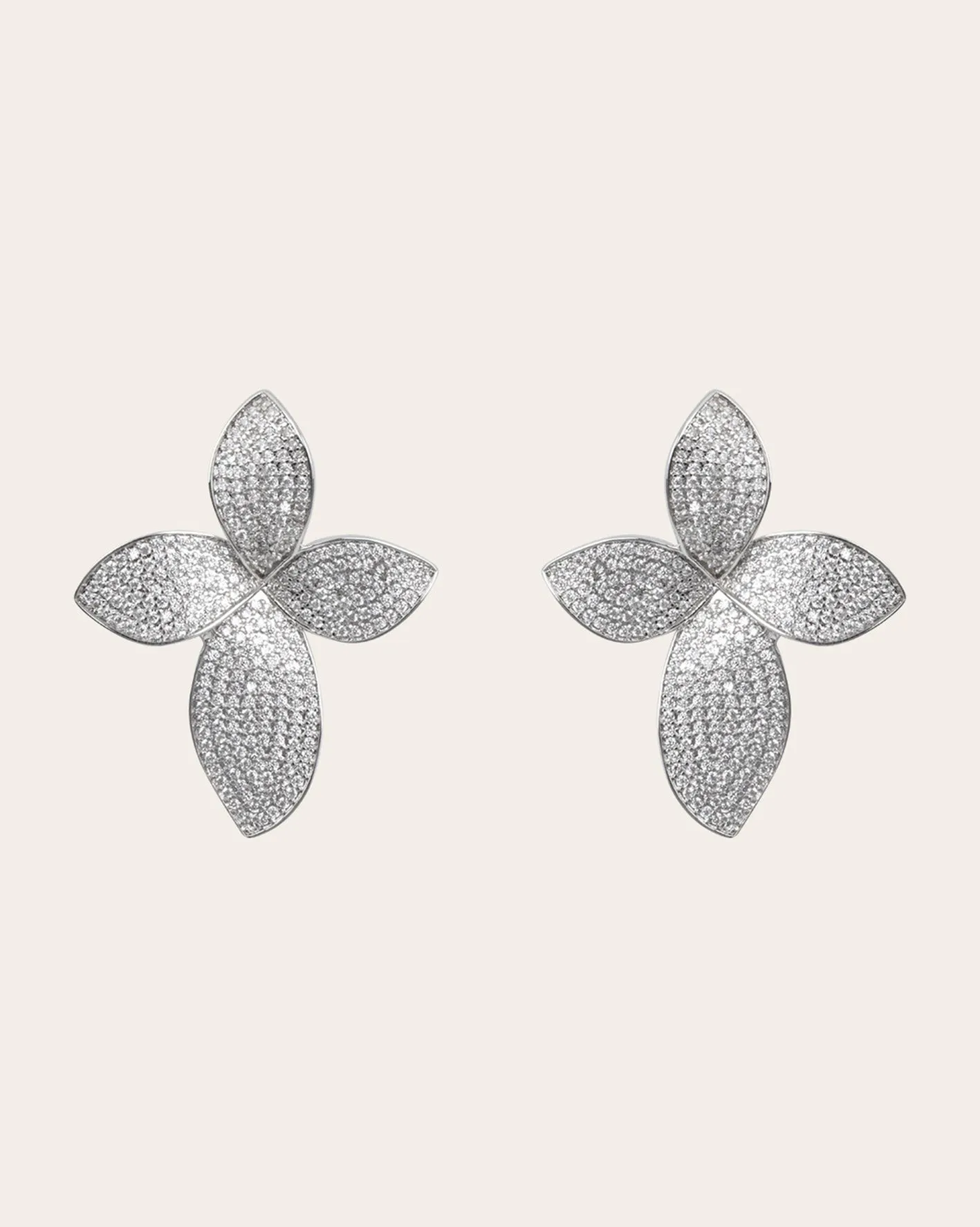 The May earrings - silver plated