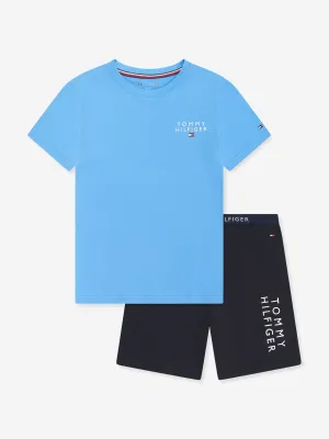 Tommy Hilfiger Boys Short Pyjamas Set in Blue