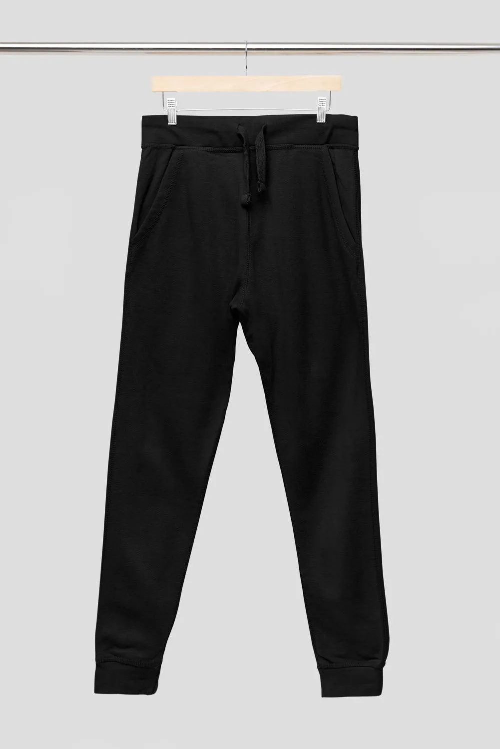 Unisex Plain Cotton Joggers - Comfortable & Breathable