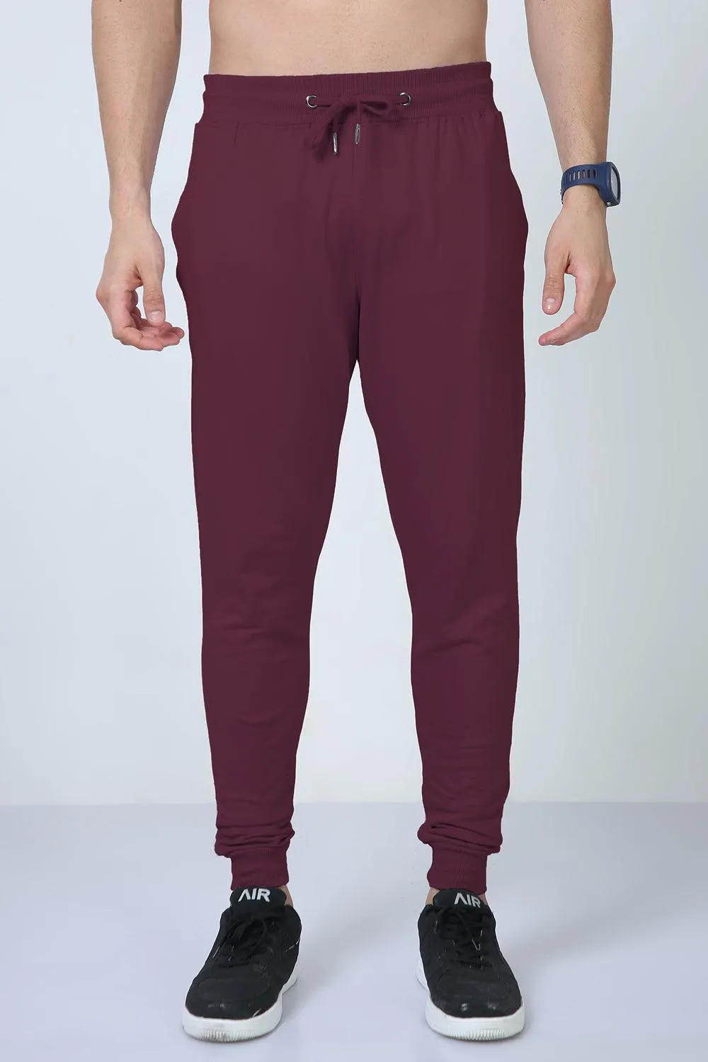 Unisex Plain Cotton Joggers - Comfortable & Breathable