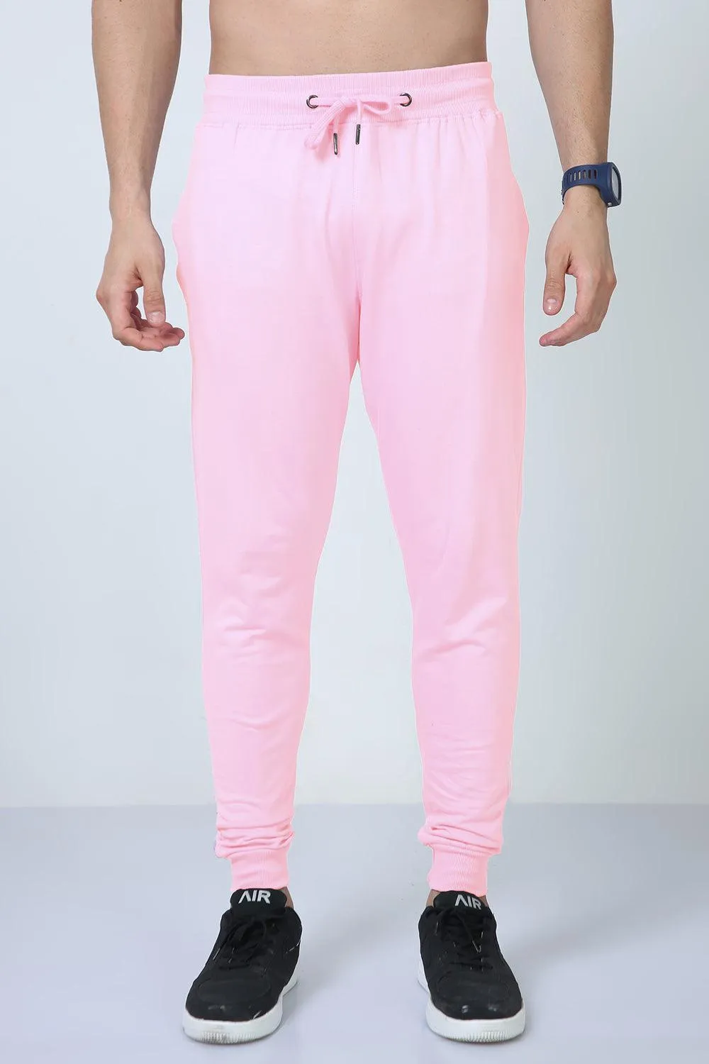 Unisex Plain Cotton Joggers - Comfortable & Breathable