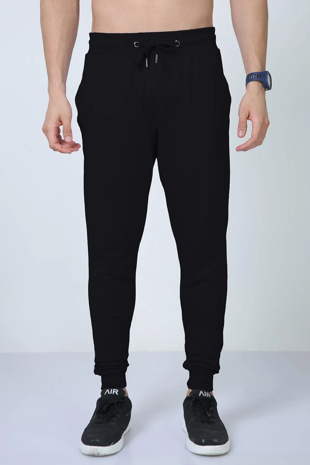 Unisex Plain Cotton Joggers - Comfortable & Breathable