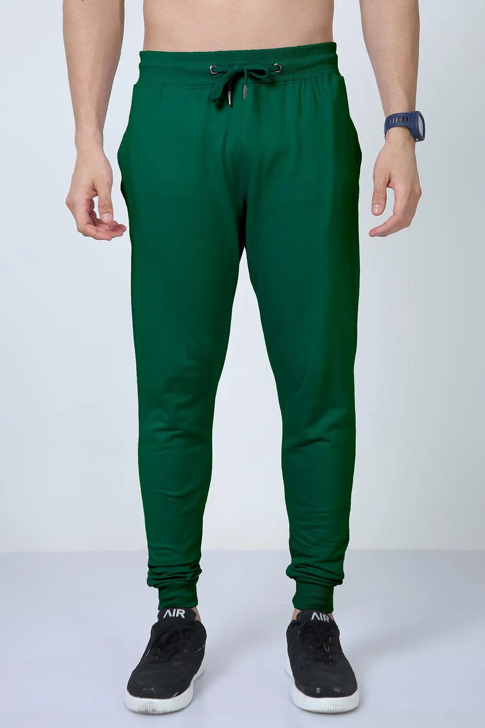 Unisex Plain Cotton Joggers - Comfortable & Breathable