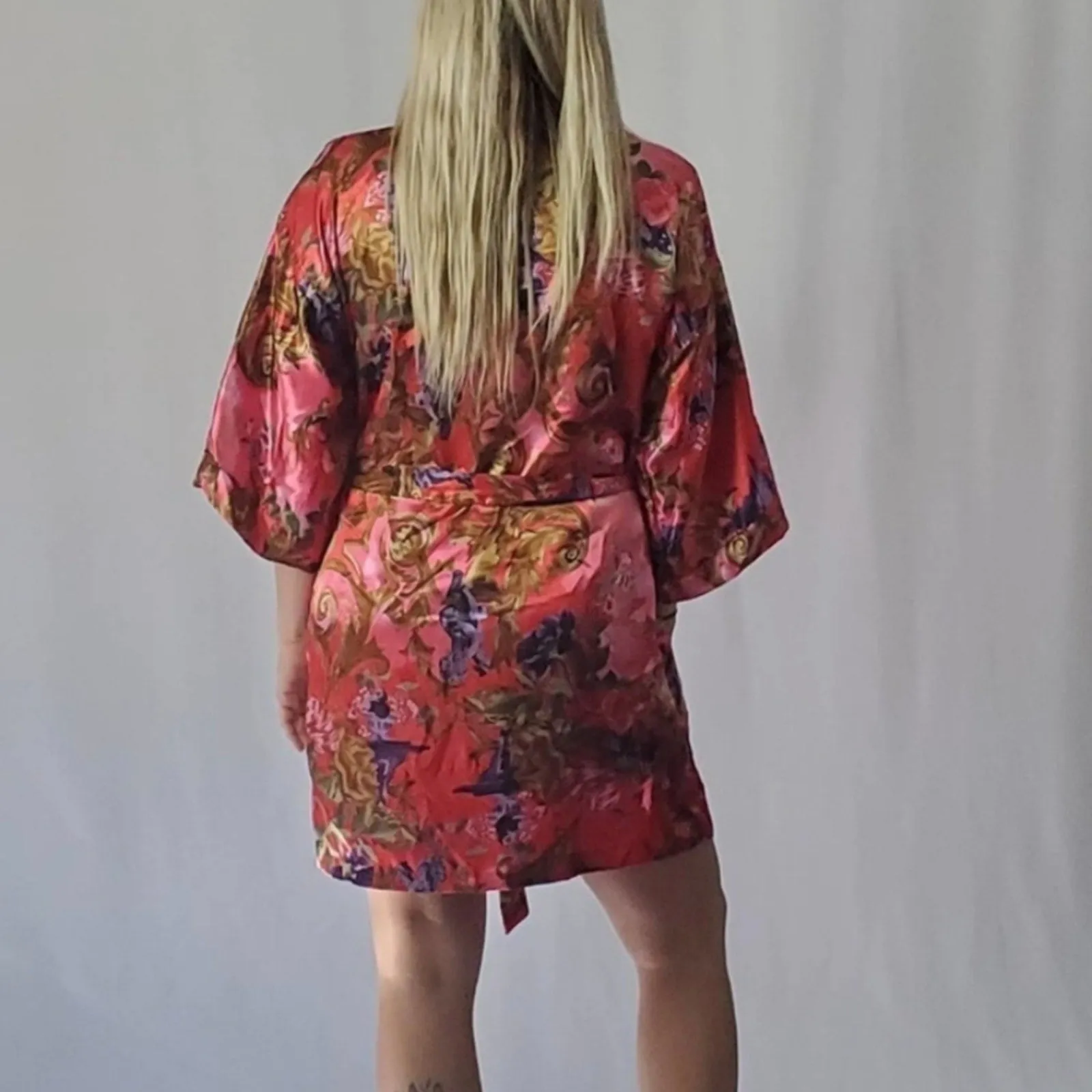 Vintage 80's Silky Lingerie Set - Medium