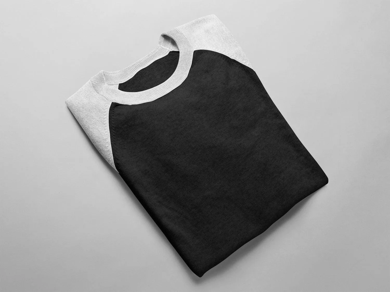 White & Black Raglan Sleeve T-Shirt for Women | 100% Cotton | Super Soft