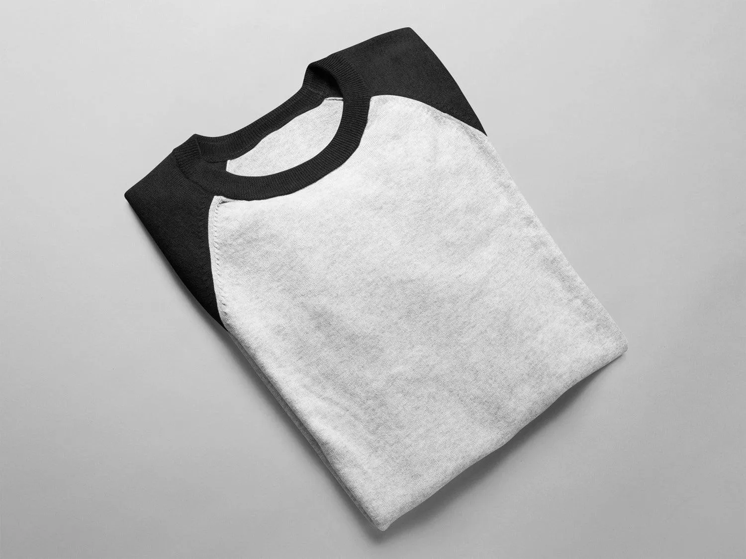White & Black Raglan Sleeve T-Shirt for Women | 100% Cotton | Super Soft