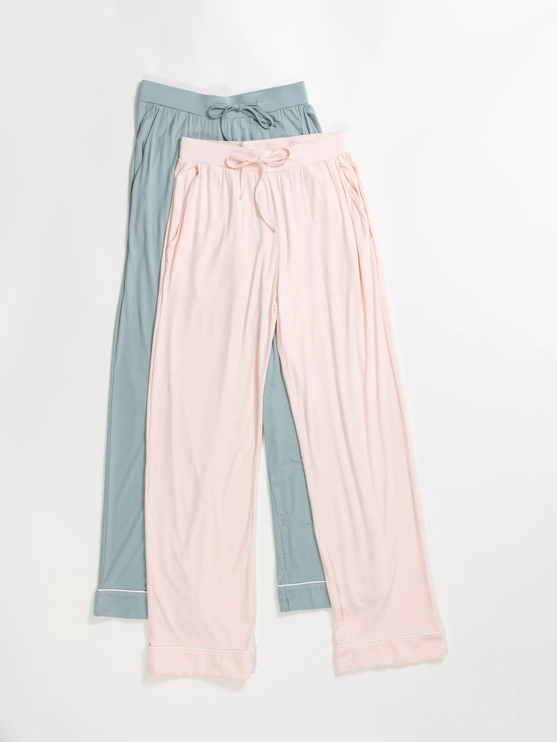 Women's Stretch-Knit Long Sleeve Bamboo Pajama Set